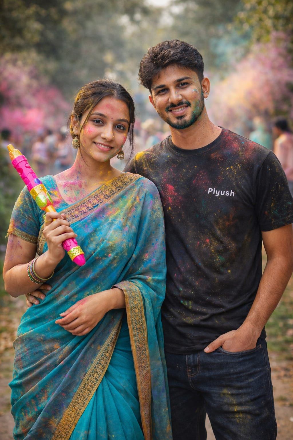 Holi photo editing 