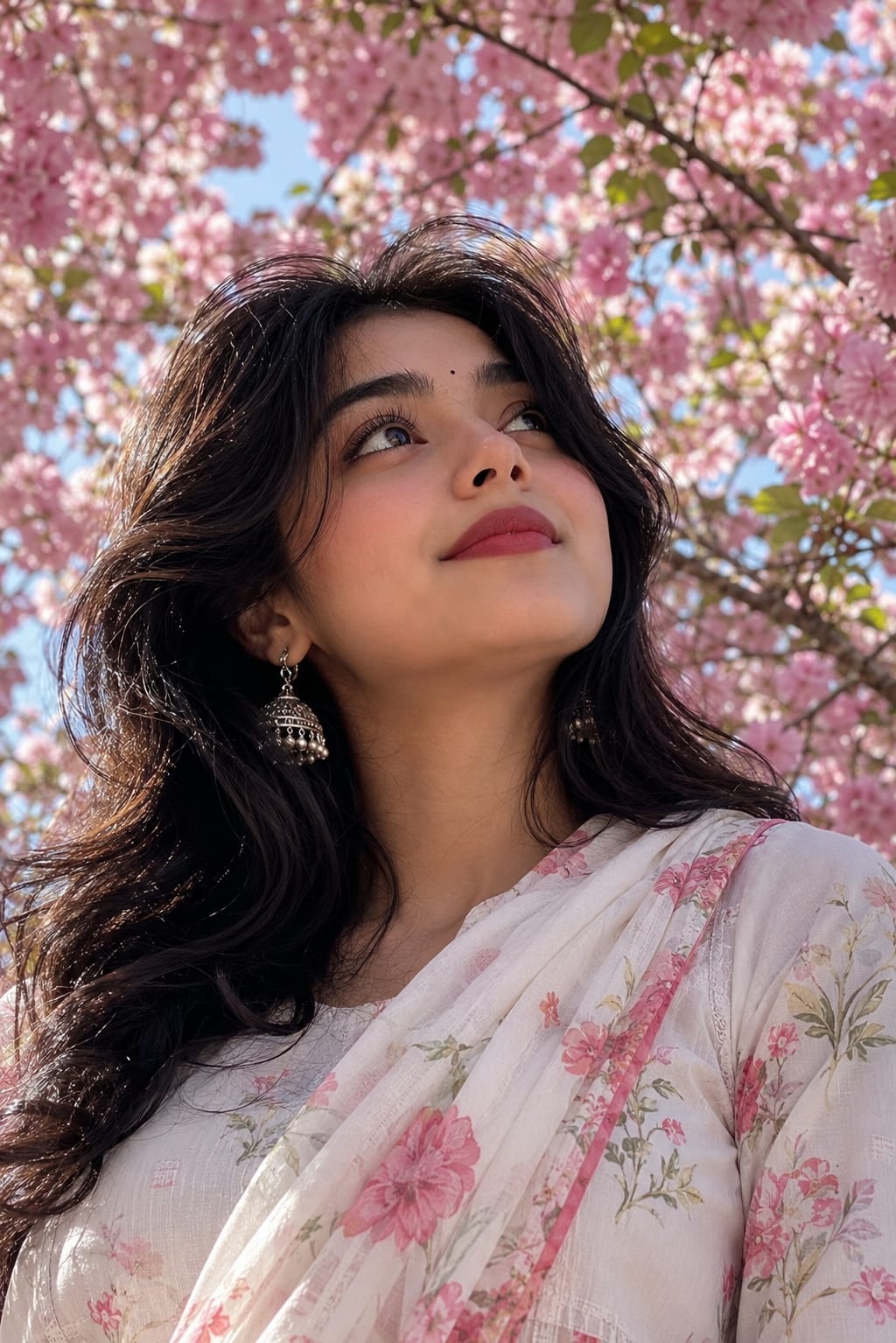 Blossom Beauty – Cinematic Portrait Prompt For Girls