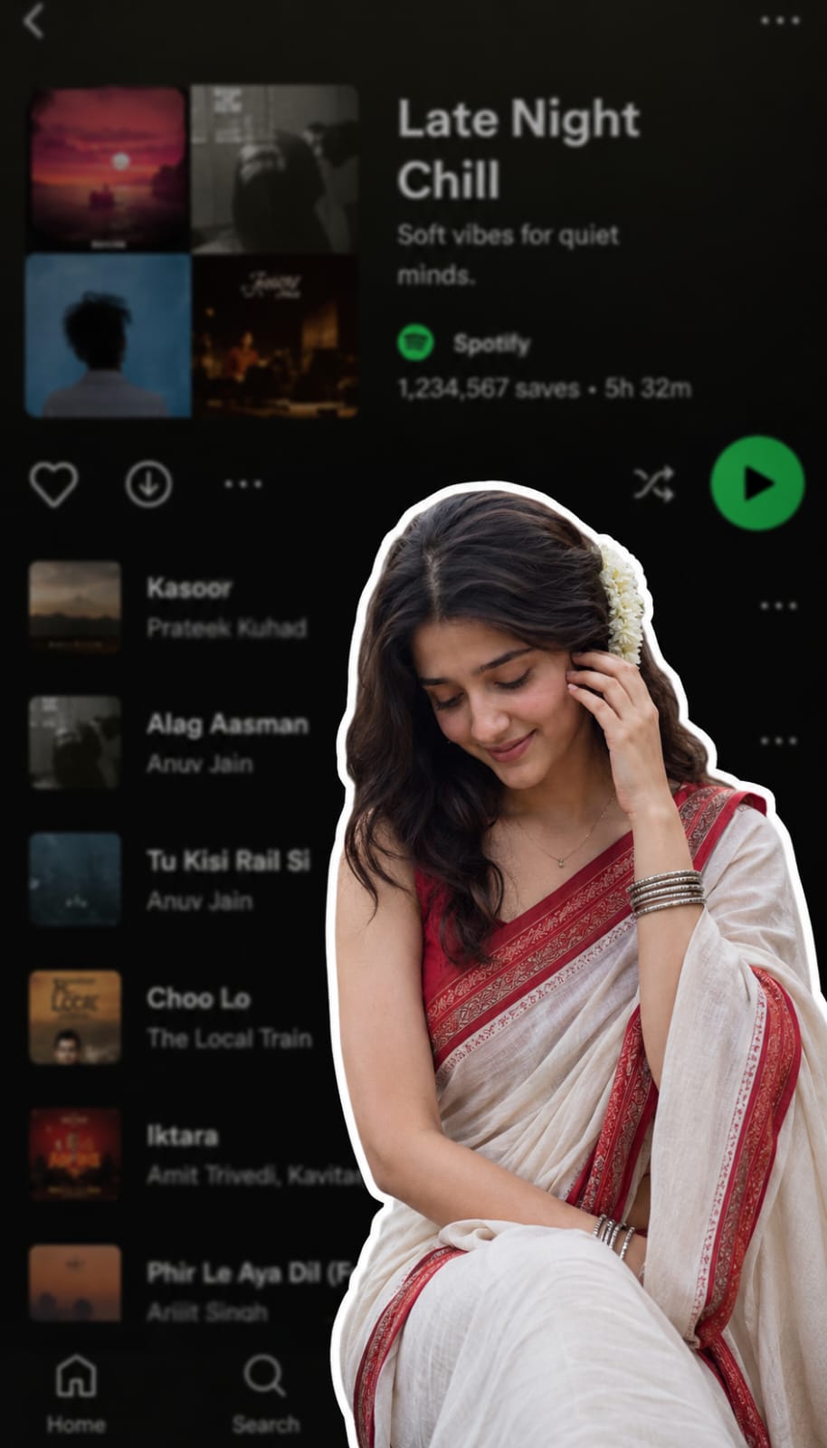 Aesthetic Spotify Baground Photo Prompt