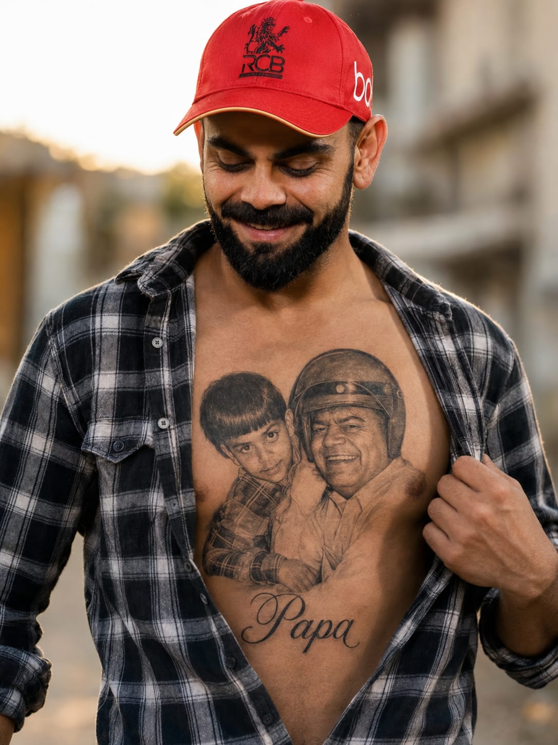 Father Mother Tattoo Photo Prompt