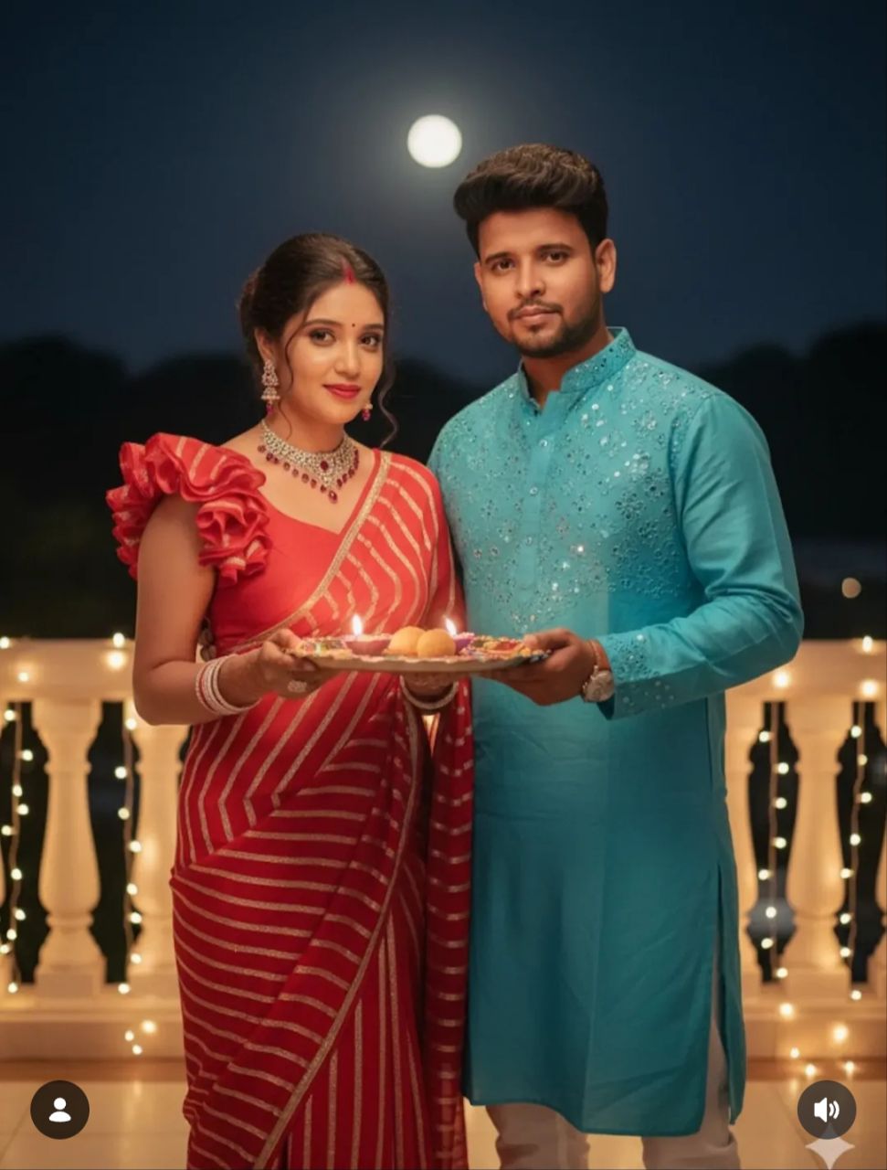 Karva Chauth Gemini Photo Editing Prompts