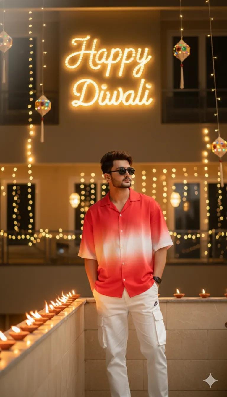 Happy Diwali Gemini Photo Editing Prompts For Boys, Girls and Couple