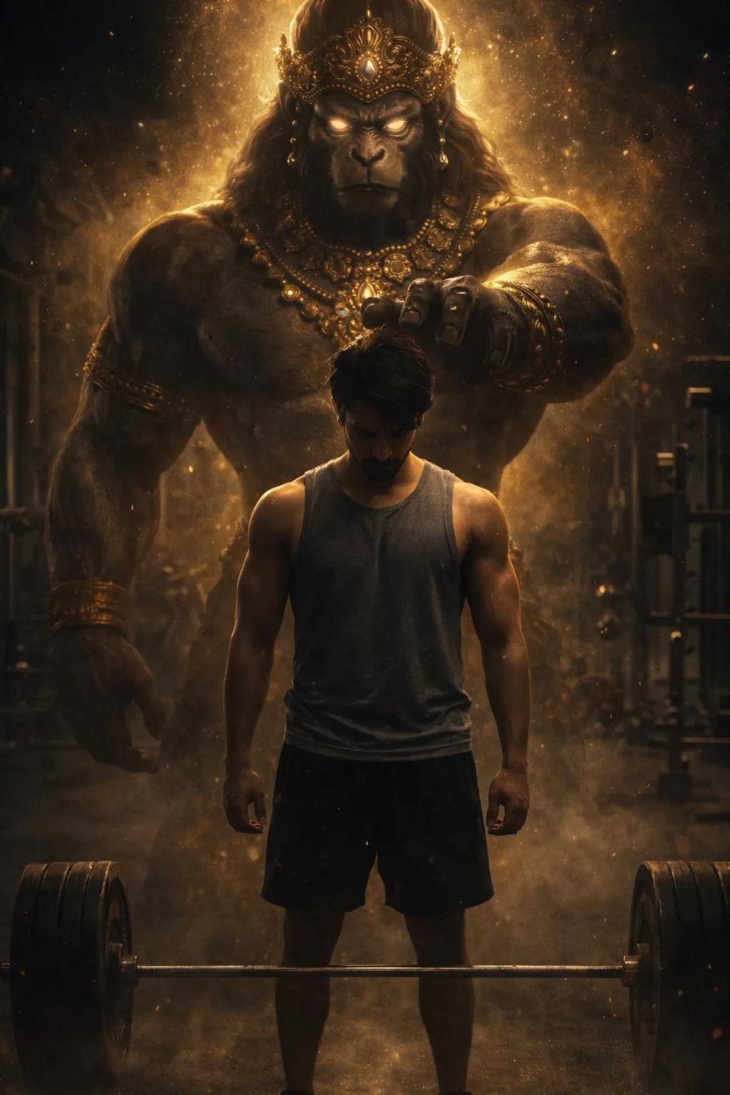 Viral Gym Photo with Hanuman ji Prompts | ChatGPT, Gemini Prompts