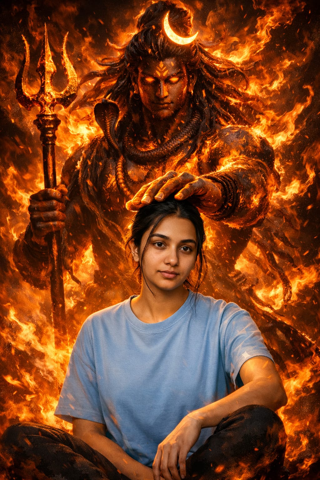 Mahashivratri prompt for girl