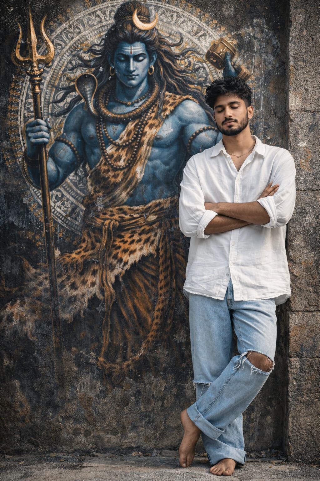 Shivaratri ai photo editing 