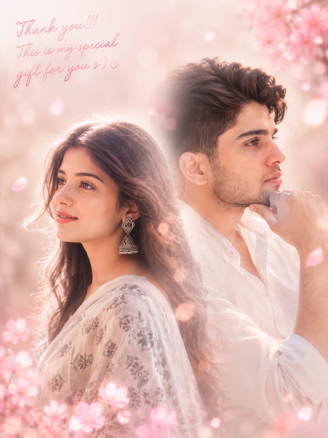 Romantic Asthetic Couple Photo Editing Prompt /Cinematic Photo Prompt