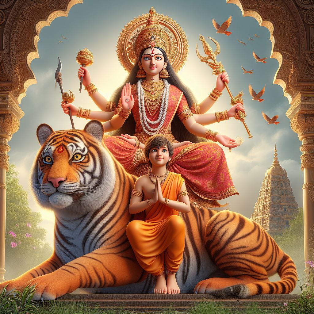 Maa Durga AI Photo Editing Prompts For Bing Image Creator