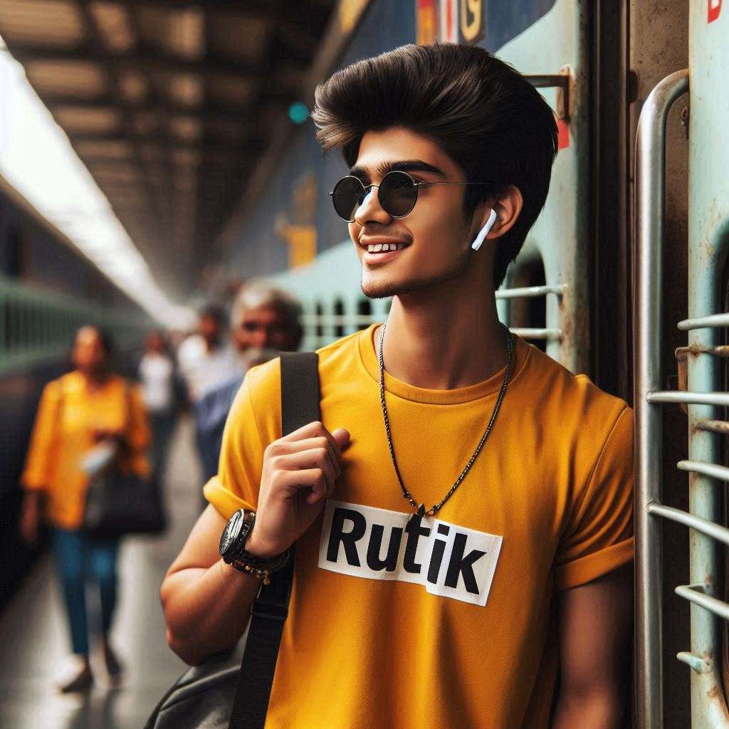 Viral 3D Boy and Girl With Train Photo Editing Prompts