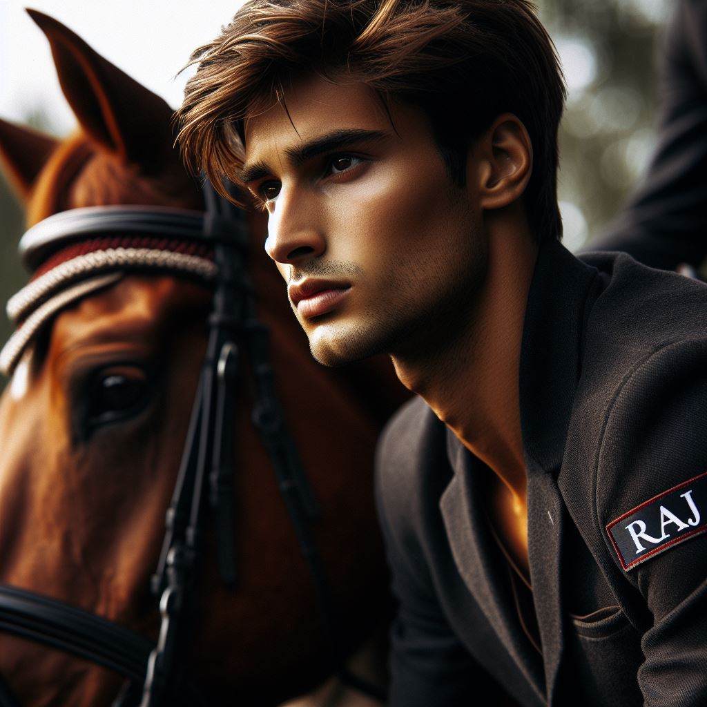 ai photo editiong with horse