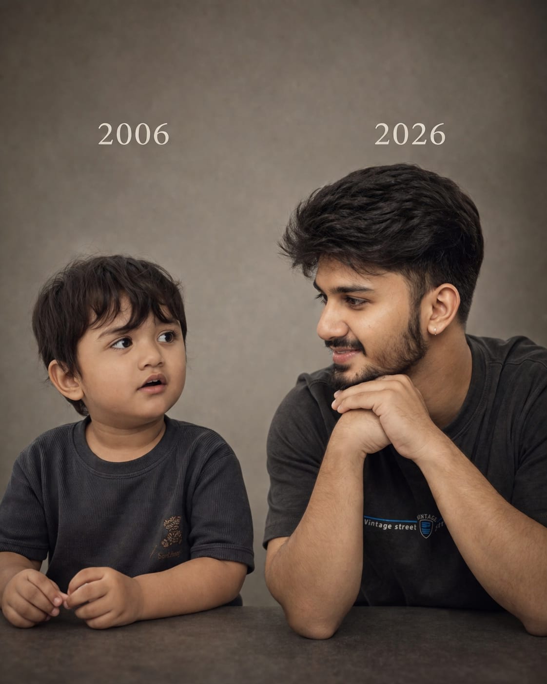Childhood Photo Editing Prompts | Then & Now Photo Prompts For Boys and Girls
