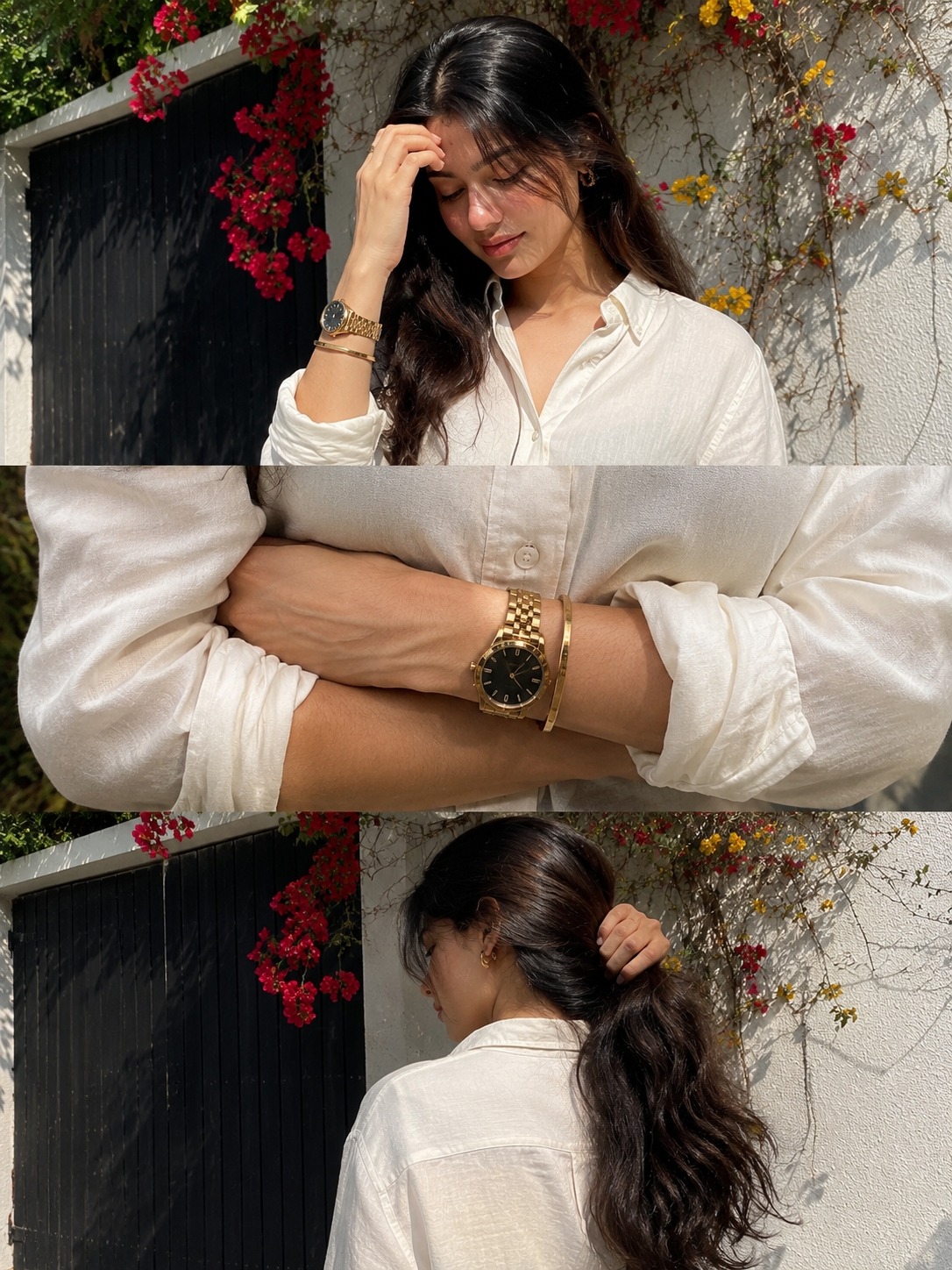 Trending Collage White Outdoor Photo Editing Prompt