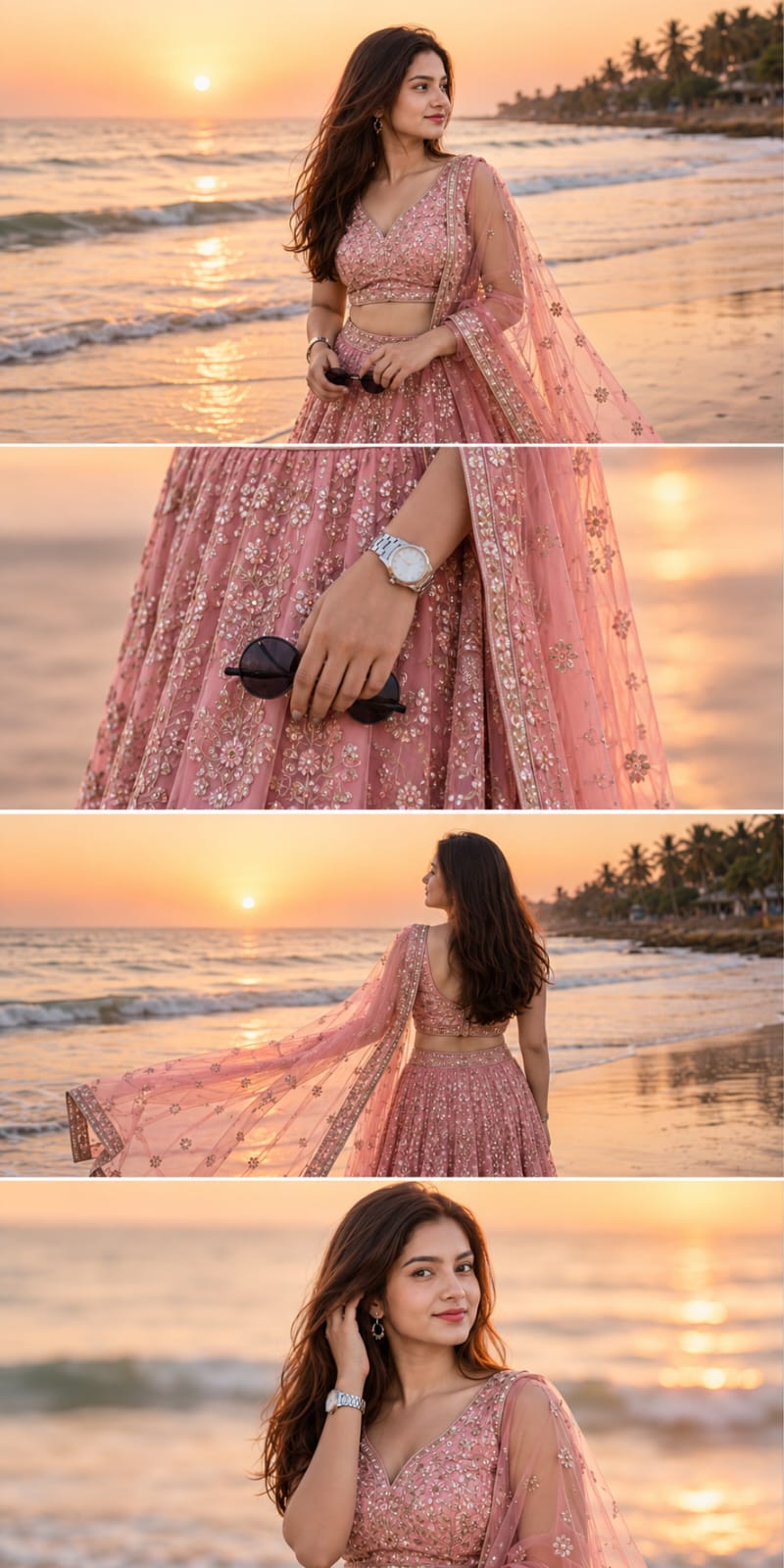 Cinematic Beach College Photo Editing Prompt