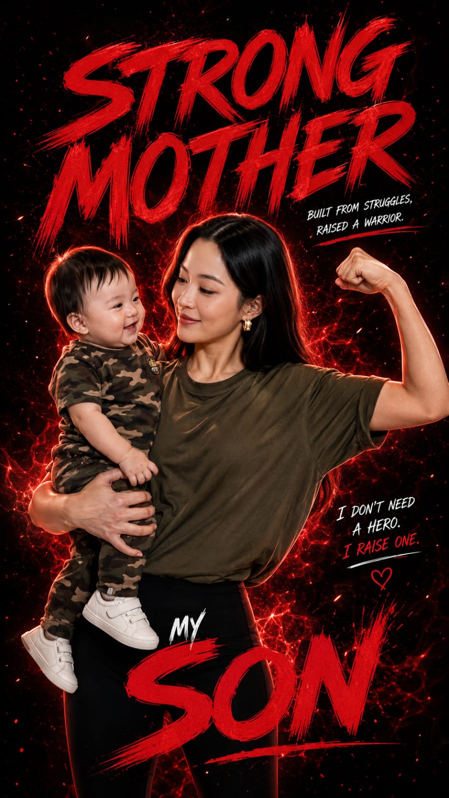Trending Mom And Son Motivational Photo Editing Prompt