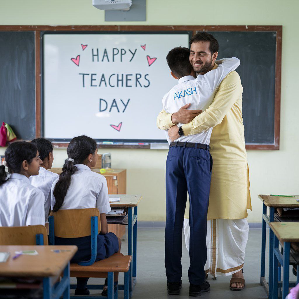 Teachers Day Celebration AI Photo Editing Prompts